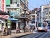 Stadt Witten mit Straßenbahn